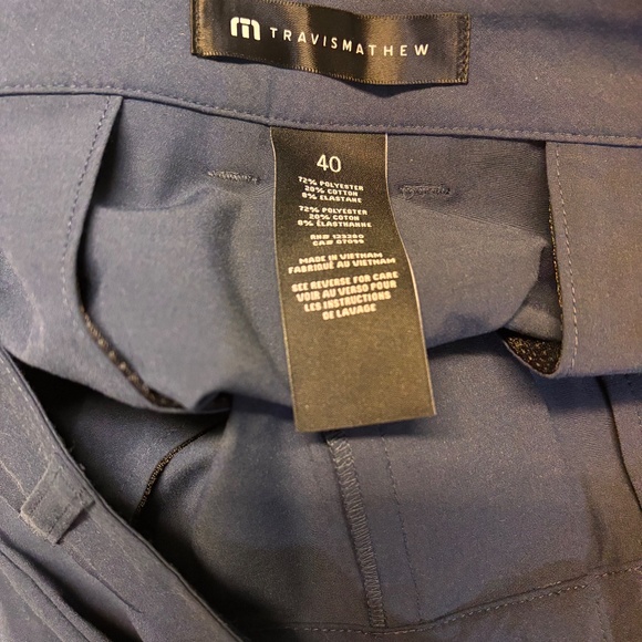 New with tags mens Travis Mathew golf pants size 40x32 - Picture 5 of 7